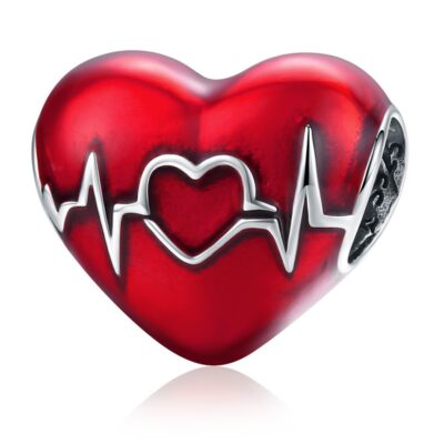 zawieszka charms do bransoletki typu pandora apart srebro 925 czerwone serce (1)