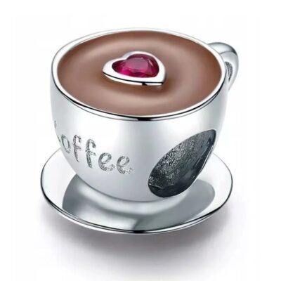 zawieszka charms do bransoletki typu pandora apart srebro 925 filiżanka kawy (1)