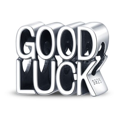 zawieszka charms do bransoletki typu pandora apart srebro 925 good luck powodzenia
