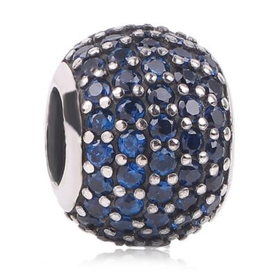 zawieszka charms do bransoletki typu pandora apart srebro 925 niebieskie cyrkonie (1)