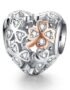 zawieszka charms do bransoletki typu pandora apart srebro 925 serce i koniczynka (1)