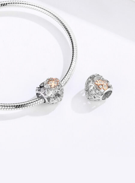 zawieszka charms do bransoletki typu pandora apart srebro 925 serce i koniczynka (3)