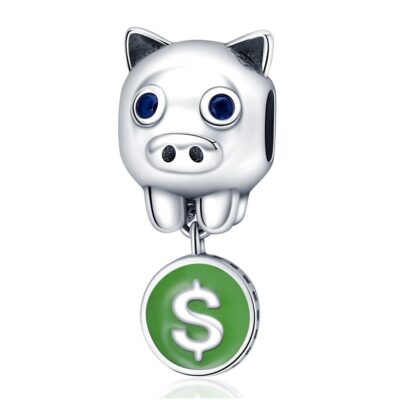 zawieszka charms do bransoletki typu pandora apart srebro 925 świnka skarbonka (1)