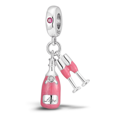 zawieszka charms do bransoletki typu pandora apart srebro 925 szampan kieliszki (1)