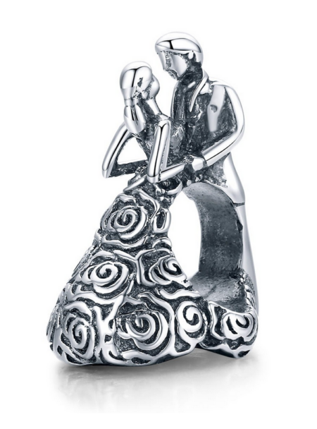 zawieszka charms do bransoletki typu pandora apart srebro 925 taniec młodej pary (1)