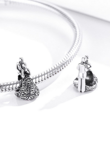 zawieszka charms do bransoletki typu pandora apart srebro 925 taniec młodej pary (3)