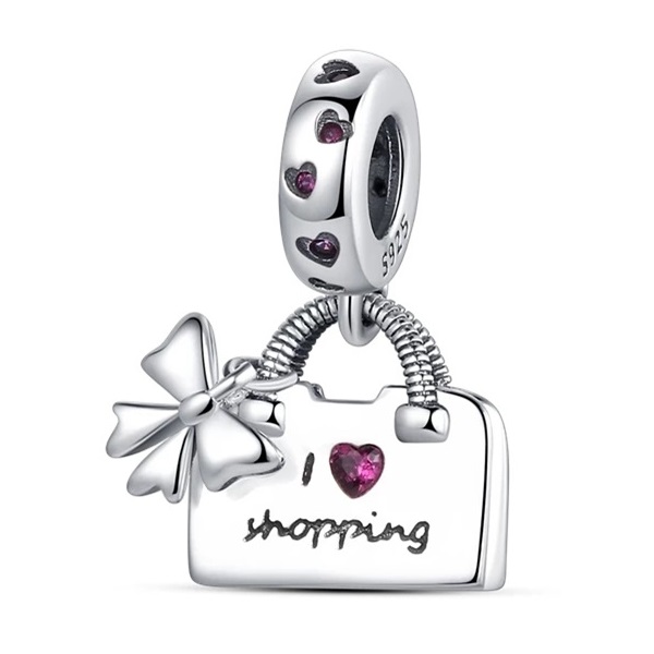 zawieszka charms do bransoletki typu pandora apart srebro 925 torebka (1)