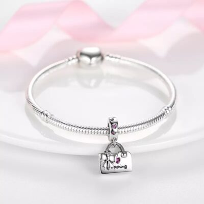 zawieszka charms do bransoletki typu pandora apart srebro 925 torebka (2)