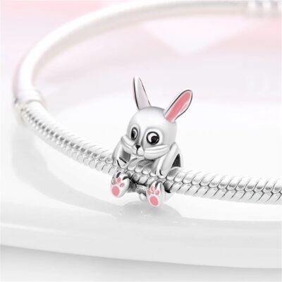 zawieszka charms do bransoletki typu pandora apart srebro 925 zając (2)