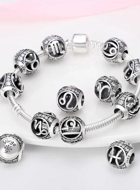zawieszka charms do bransoletki typu pandora apart srebro 925 znaki zodiaku