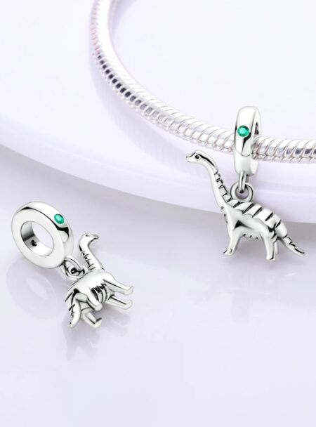 zawieszka charms do bransoletki typu pandora apart srebro 925 dinozaur brontozaur (2)