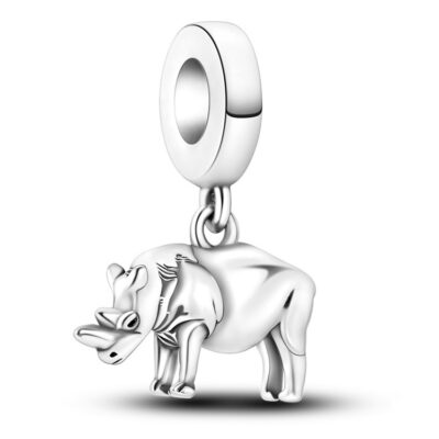 zawieszka charms do bransoletki typu pandora apart srebro 925 nosorożec (1)