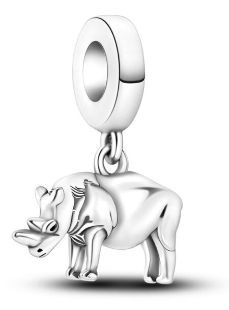 zawieszka charms do bransoletki typu pandora apart srebro 925 nosorożec (1)